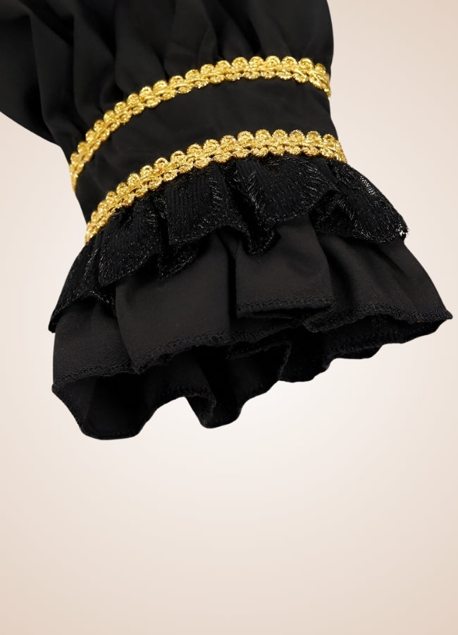 Gothic Vintage Black Shirt Black / XL gothic-vintage-black-shirt-black