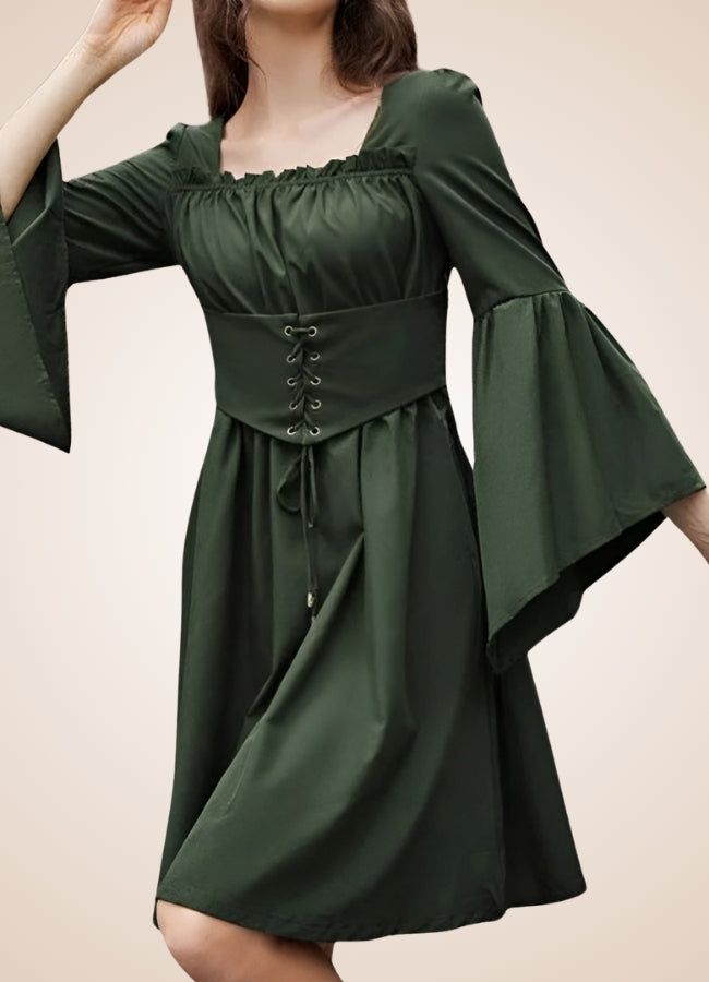 Green Steampunk Renaissance Dress Green / XL green-steampunk-renaissance-dress-green