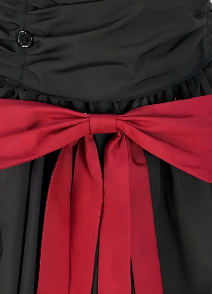 High Waist Victorian Skirt Black / 2XL high-waist-victorian-skirt-black