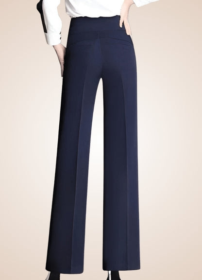 High-Waisted Victorian-Inspired Steampunk Pants Blue / 3XL high-waisted-victorian-inspired-steampunk-pants-blue