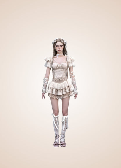 Lolita Steampunk Blouse Beige / L lolita-steampunk-blouse-beige