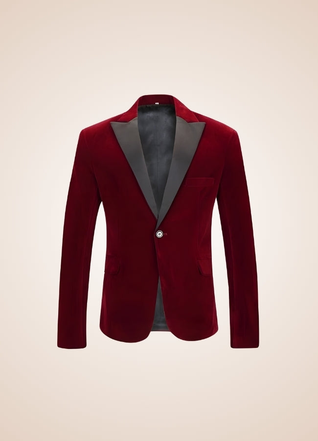 Man Steampunk Blazer Wine Red / 2XL man-steampunk-blazer-wine-red