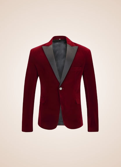 Man Steampunk Blazer Wine Red / 2XL man-steampunk-blazer-wine-red