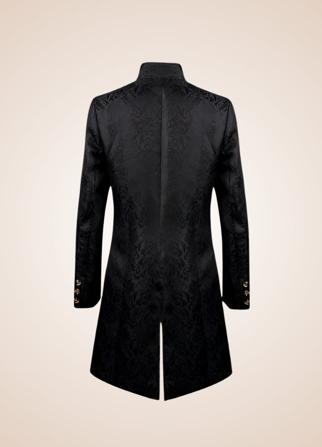 Medieval Gothic Renaissance Coat Black / XL medieval-gothic-renaissance-coat-black