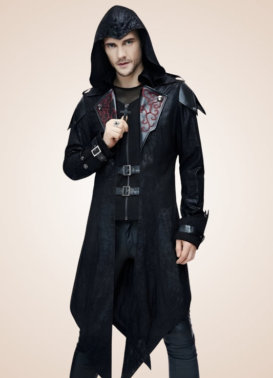 Medieval Steampunk Frock Coat Black / 2XL medieval-steampunk-frock-coat-black