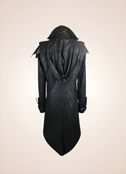 Medieval Steampunk Frock Coat Black / 2XL medieval-steampunk-frock-coat-black