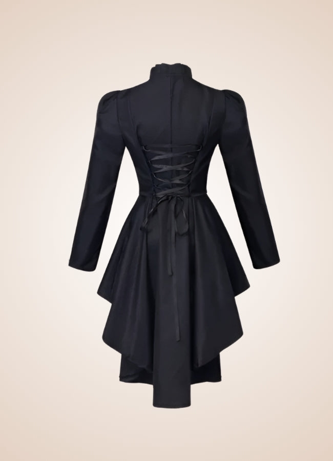 Medieval Victorian Steampunk Dress Black / 2XL medieval-victorian-steampunk-dress-black