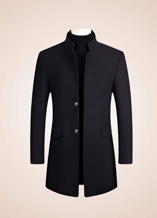 Men's Vintage Coat Black / 3XL mens-vintage-coat-black