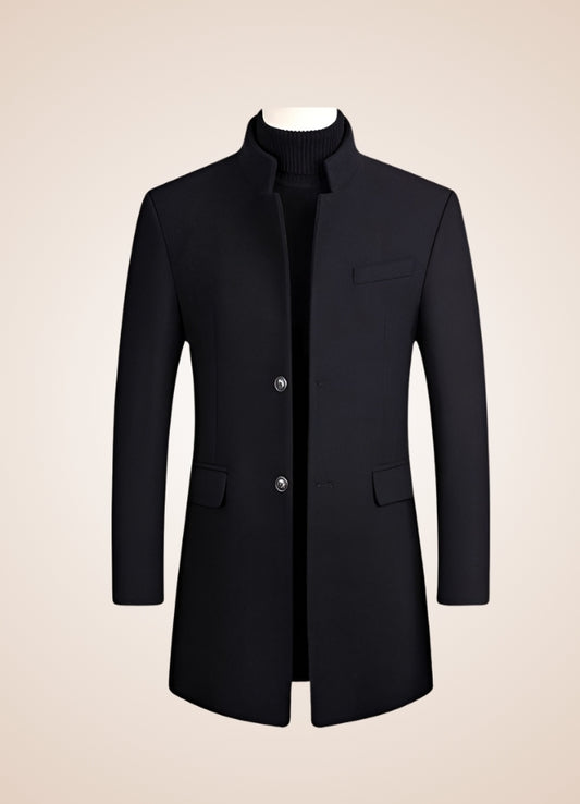 Men's Vintage Coat Black / 3XL mens-vintage-coat-black