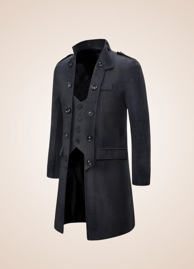 Old Fashioned Steampunk Coat Dark Gray / XL old-fashioned-steampunk-coat-dark-gray