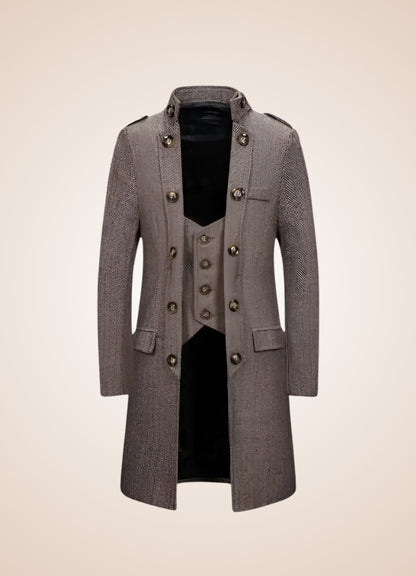 Old Fashioned Steampunk Coat Khaki / XL old-fashioned-steampunk-coat-khaki