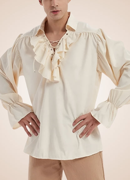 Pirate Shirt Beige / 4XL pirate-shirt-beige