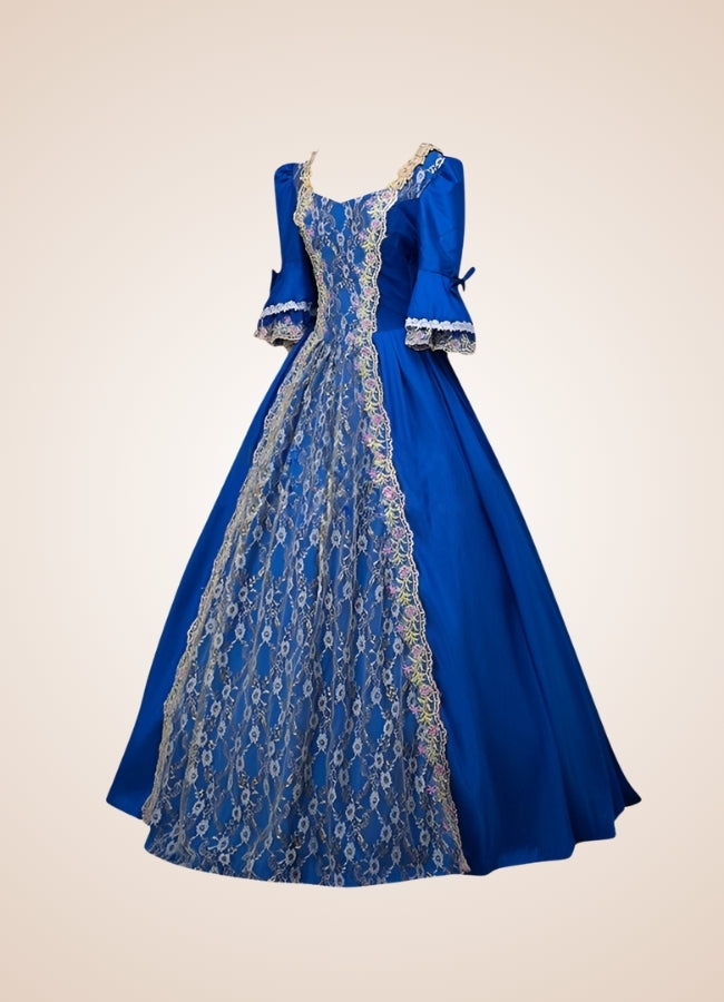 Princess Medieval Steampunk Dress Blue / 4XL princess-medieval-steampunk-dress-blue