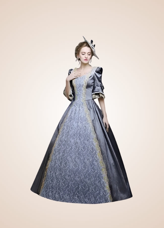 Princess Medieval Steampunk Dress Gray / 4XL princess-medieval-steampunk-dress-gray