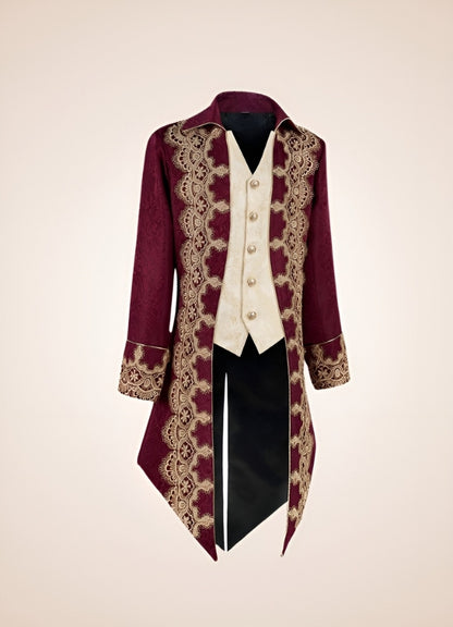 Red Victorian Renaissance Jacket Red / XL red-victorian-renaissance-jacket-red