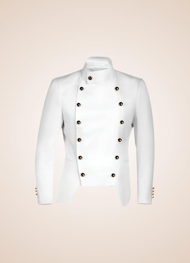 Renaissance Double Breasted Jacket White / XL renaissance-double-breasted-jacket-white