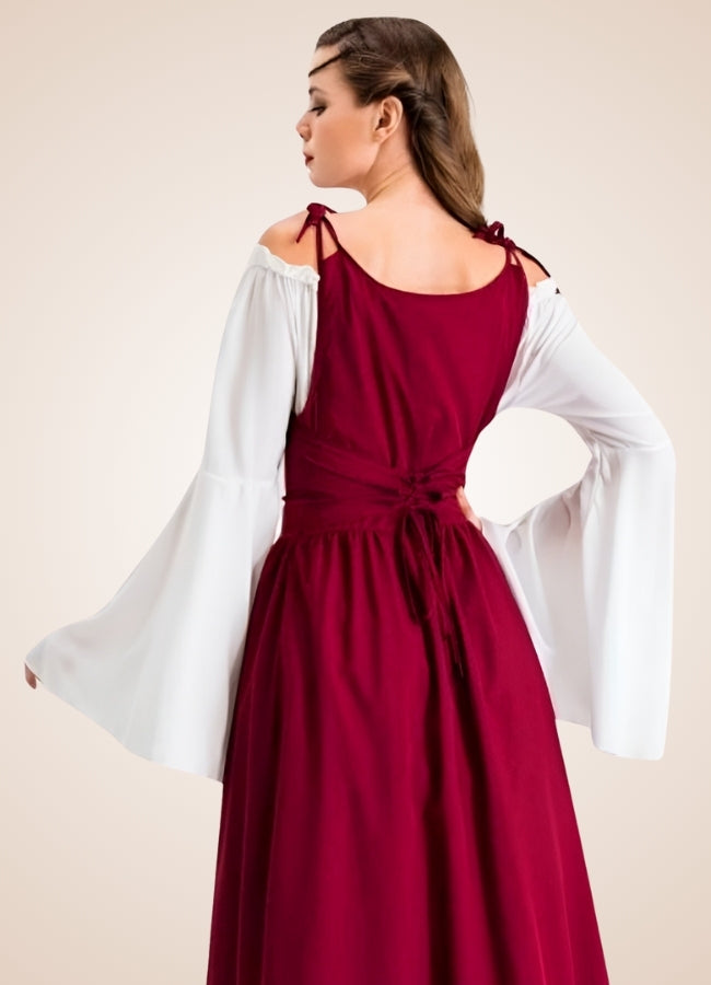 Renaissance Medieval Dress Wine Red / 4XL renaissance-medieval-dress-wine-red