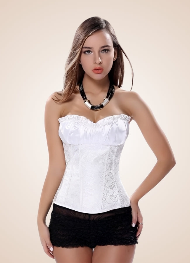 Renaissance Princess Overbust Corset White / 4XL renaissance-princess-overbust-corset-white