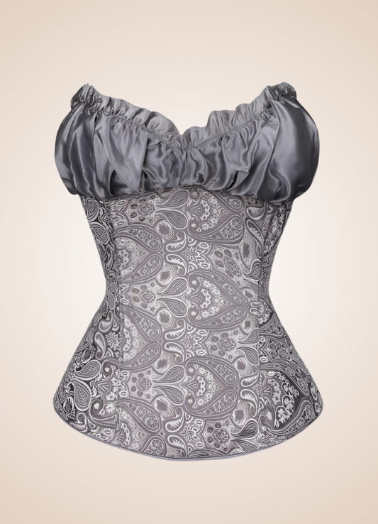 Renaissance Steampunk Bustier Gray / 4XL renaissance-steampunk-bustier-gray