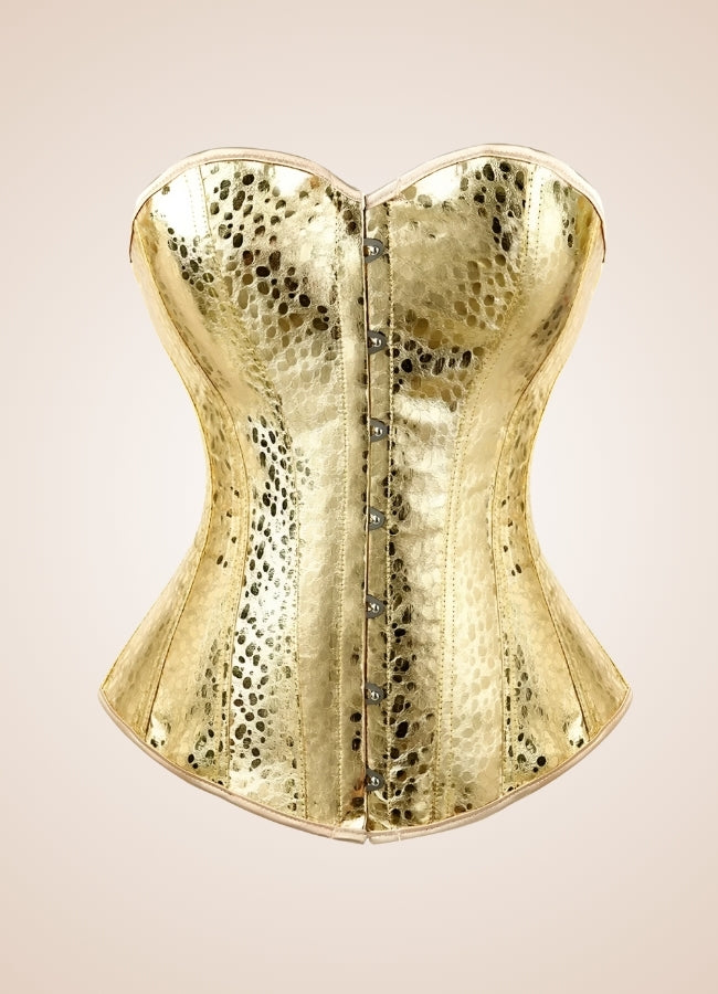 Renaissance Steampunk Corset Gold / 5XL renaissance-steampunk-corset-gold