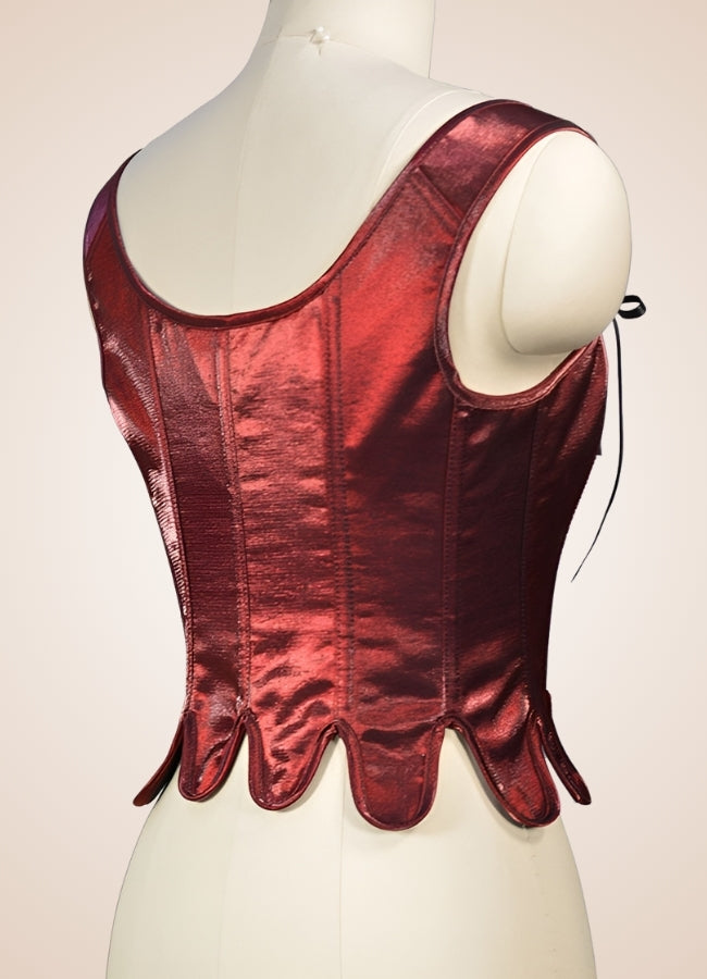 Retro Gothic Women's Corset Red / 2XL retro-gothic-womens-corset-red