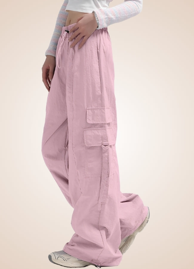 Steampunk Baggy Pants Pink / L steampunk-baggy-pants-pink