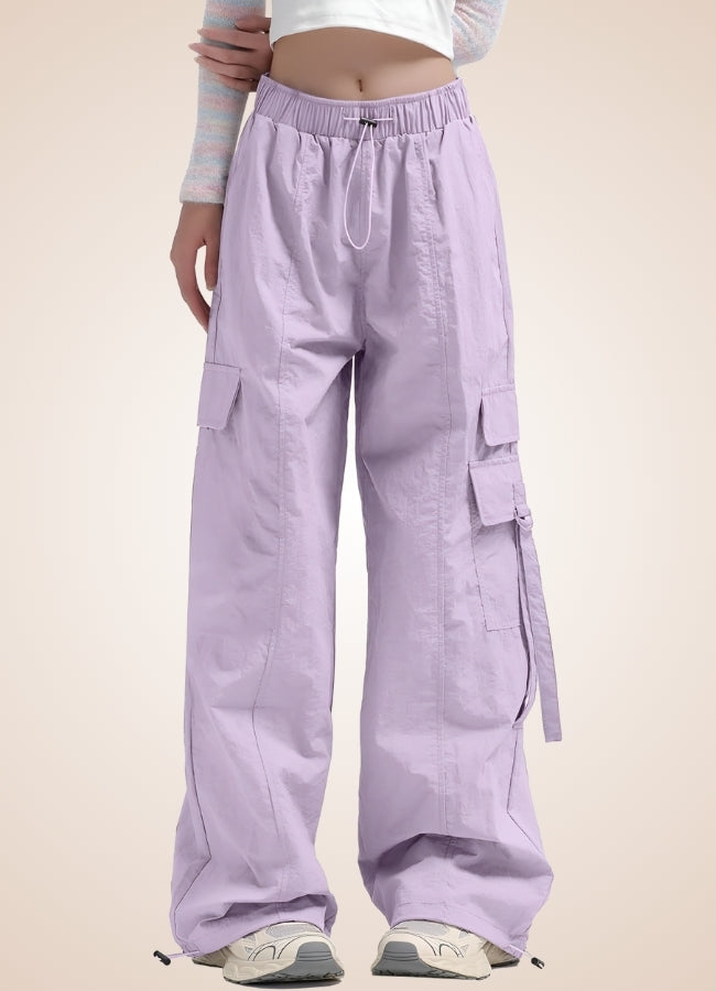 Steampunk Baggy Pants Purple / L steampunk-baggy-pants-purple