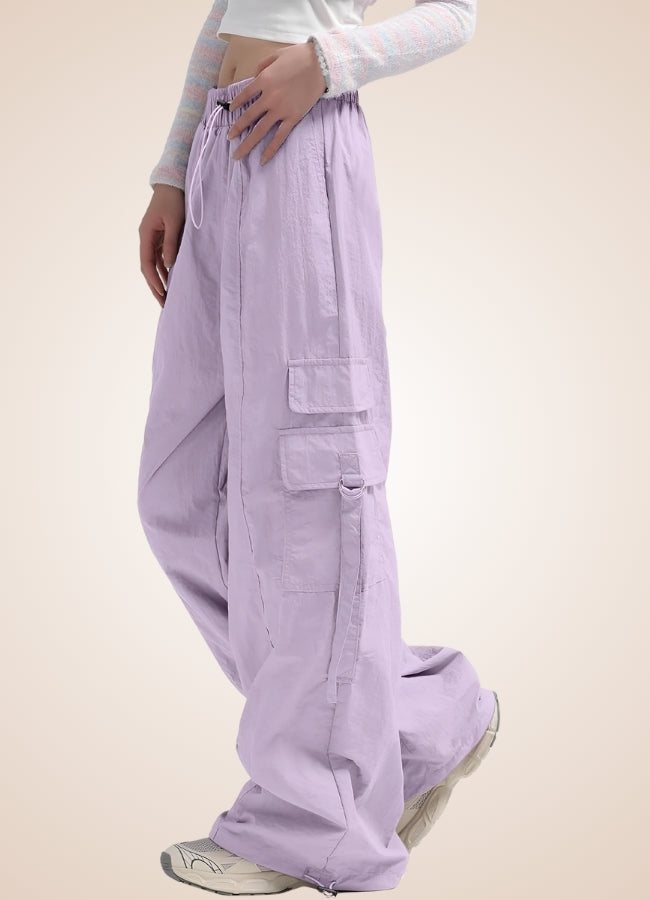 Steampunk Baggy Pants Purple / L steampunk-baggy-pants-purple