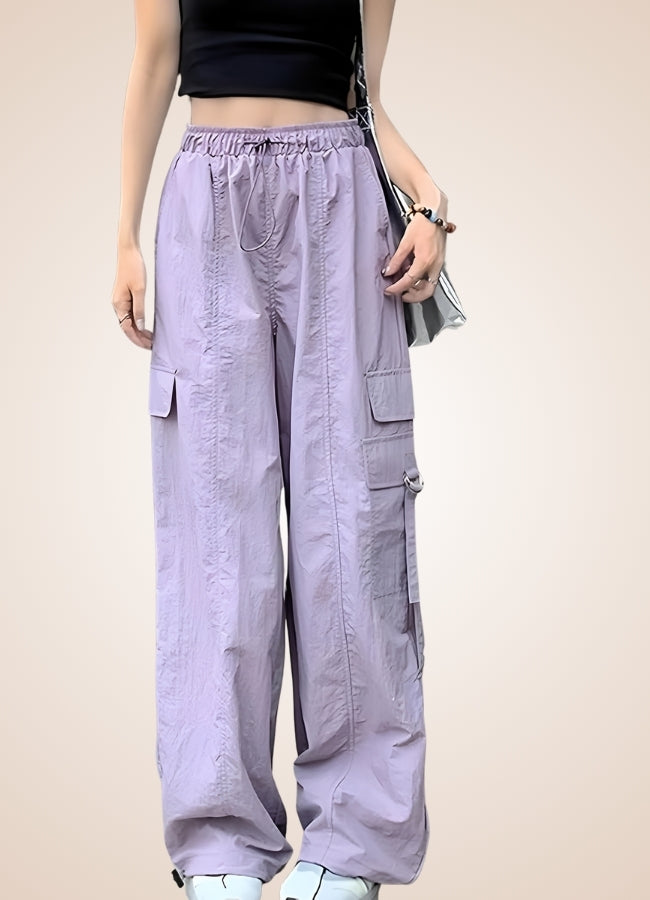 Steampunk Baggy Pants Purple / L steampunk-baggy-pants-purple