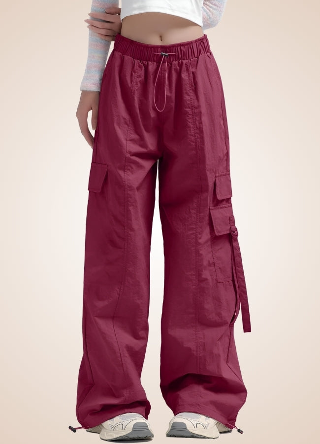 Steampunk Baggy Pants Red / L steampunk-baggy-pants-red