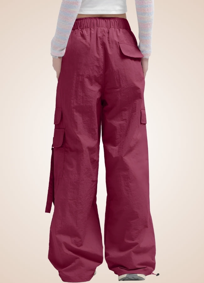 Steampunk Baggy Pants Red / L steampunk-baggy-pants-red