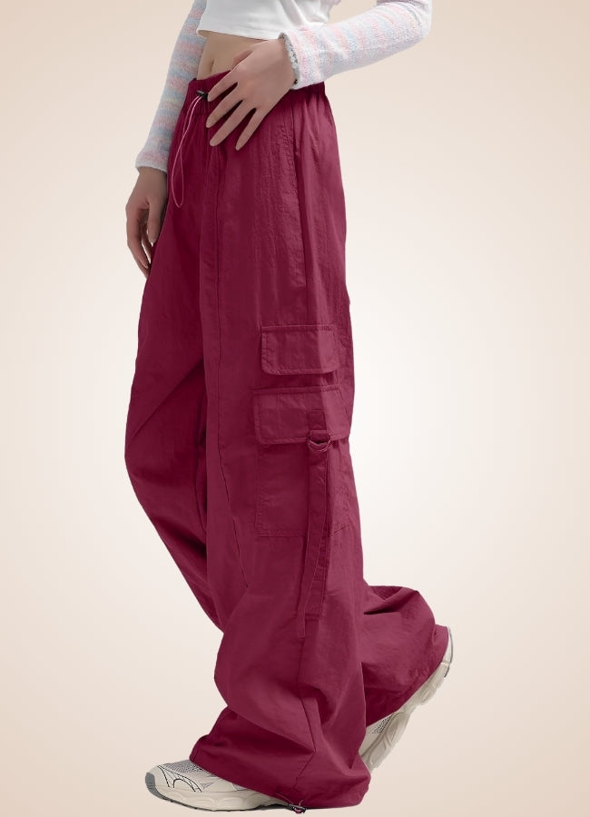 Steampunk Baggy Pants Red / L steampunk-baggy-pants-red