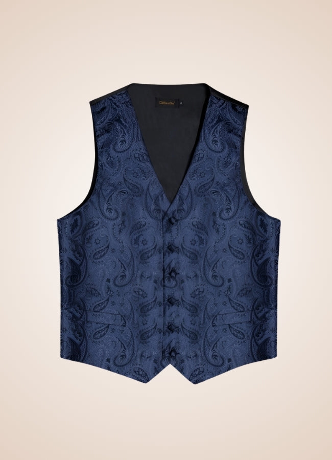 Steampunk Blue Suit Vest White Blue / 2XL steampunk-blue-suit-vest-white-blue