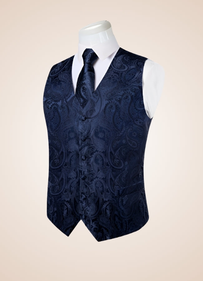 Steampunk Blue Suit Vest White Blue / 2XL steampunk-blue-suit-vest-white-blue