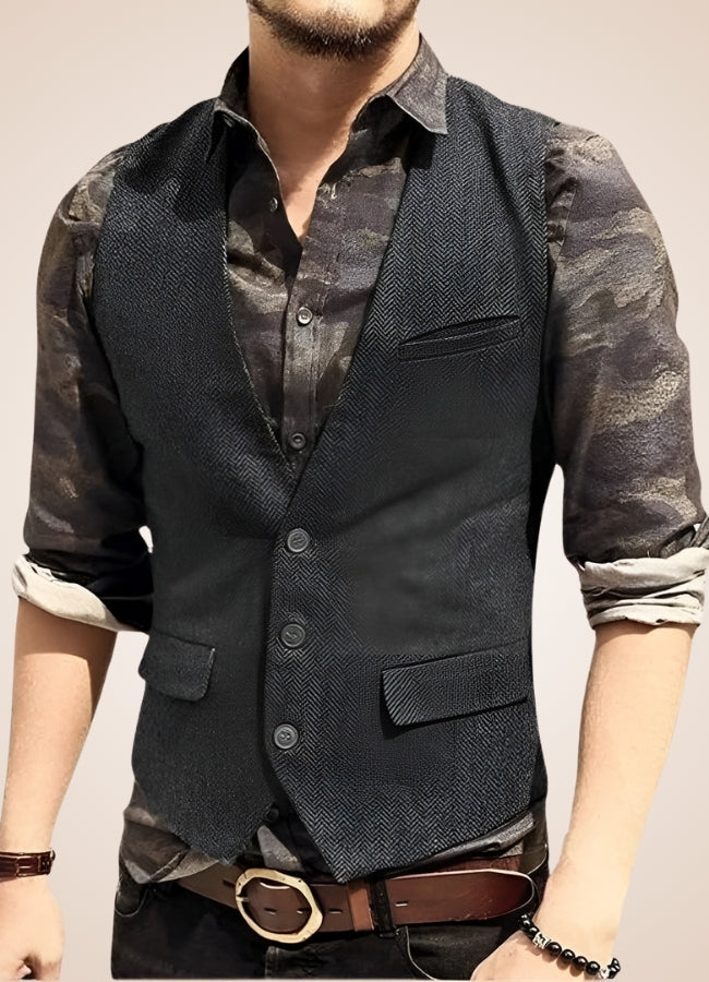 Steampunk Dark Gray Suit Vest Dark Gray / 3XL steampunk-dark-gray-suit-vest-dark-gray