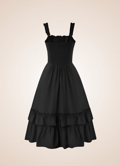 Steampunk Elegant Corset Dress Black / XL steampunk-elegant-corset-dress-black