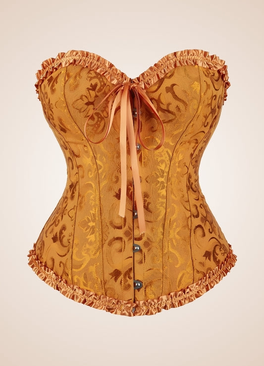 Steampunk Golden Bustier Gold / 2XS steampunk-golden-bustier-gold