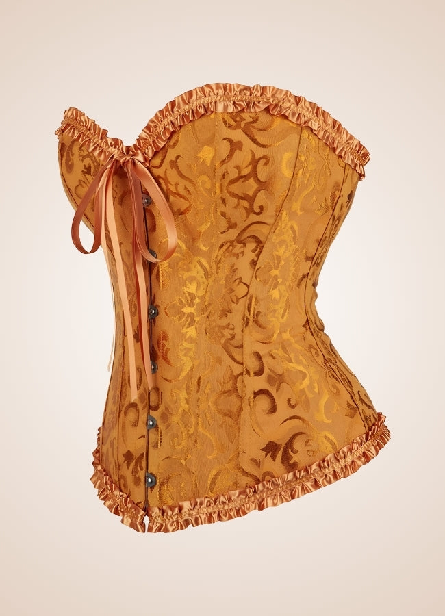 Steampunk Golden Bustier Gold / 5XL steampunk-golden-bustier-gold