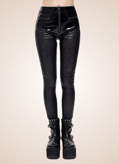 Steampunk Goth Latex Pants Black / 3XL steampunk-goth-latex-pants-black