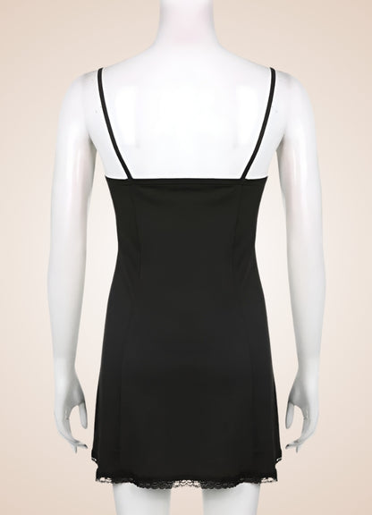 Steampunk Goth Mini Dress Black / M steampunk-goth-mini-dress-black