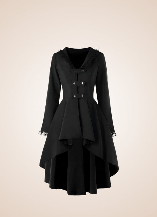 Steampunk Goth Style Coat Black / 4XL steampunk-goth-style-coat-black