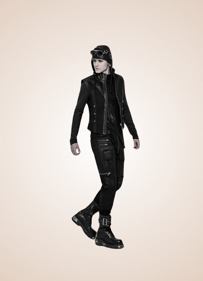 Steampunk Goth Style Pants Black / 4XL steampunk-goth-style-pants-black