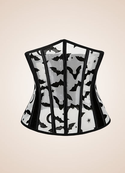 Steampunk Gothic Corset Blouse Black / 2XS steampunk-gothic-corset-blouse-black