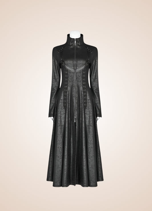 Steampunk Gothic High Collar Coat Black / 3XL steampunk-gothic-high-collar-coat-black