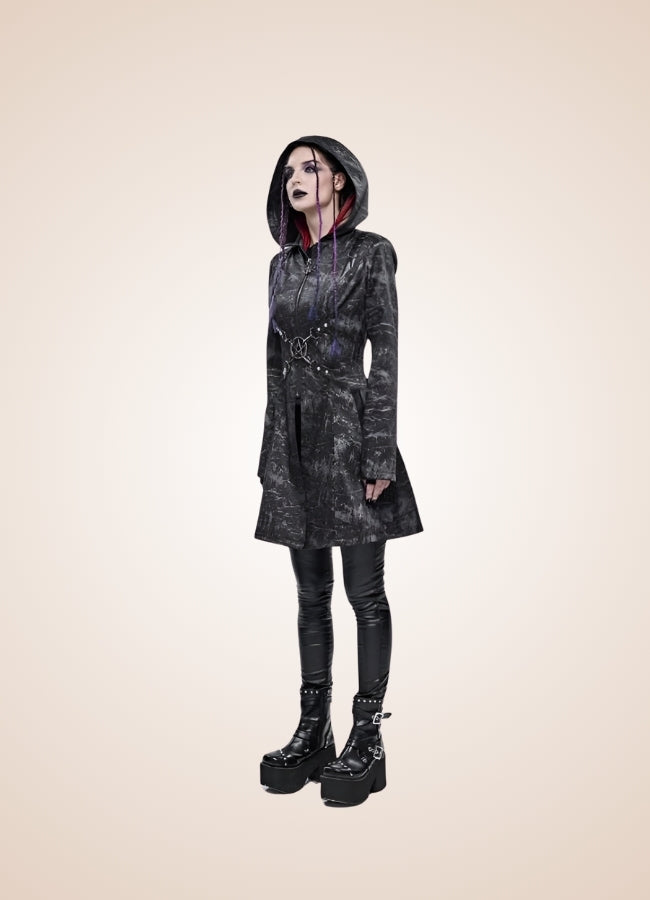 Steampunk Gothic Hooded Jacket Black / 2XL steampunk-gothic-hooded-jacket-black