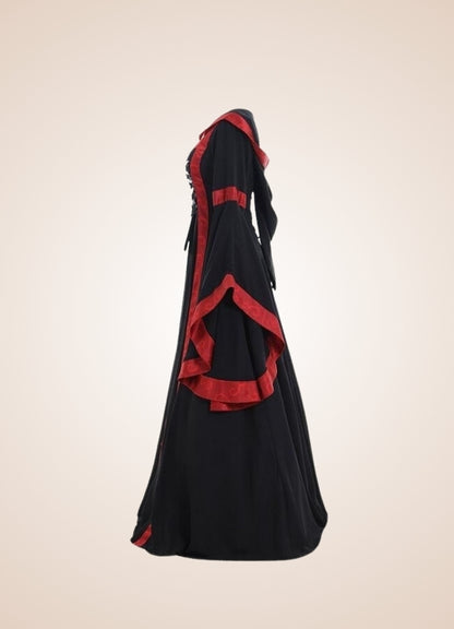 Steampunk Gothic Long Dress Black / 4XL steampunk-gothic-long-dress-black