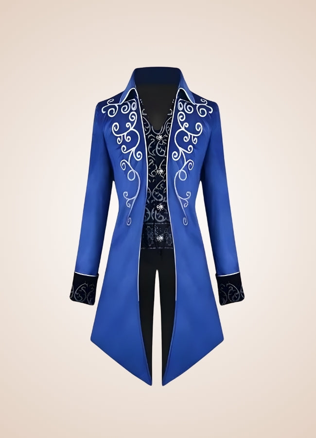 Steampunk Gothic Redingote Jacket Blue / 2XL steampunk-gothic-redingote-jacket-blue