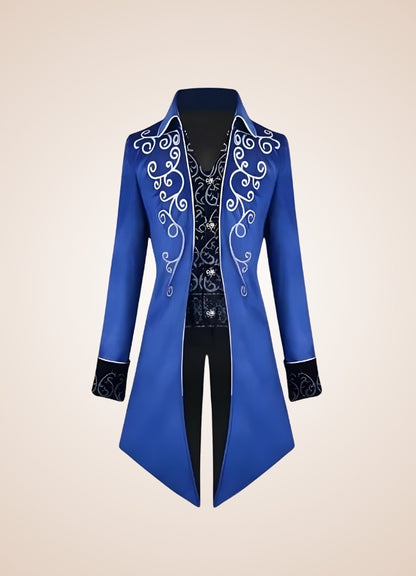Steampunk Gothic Redingote Jacket Blue / 2XL steampunk-gothic-redingote-jacket-blue