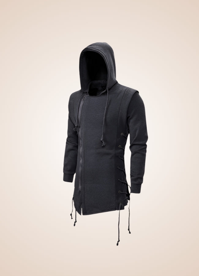 Steampunk Hooded Sweatshirt Dark Gray / XL steampunk-hooded-sweatshirt-dark-gray