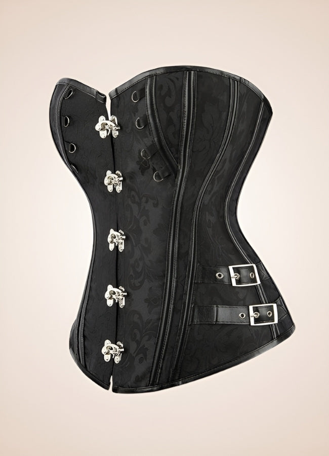 Steampunk Jacquard Corset Black / 4XL steampunk-jacquard-corset-black